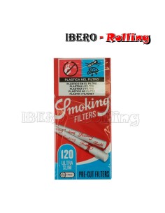 FILTROS SMOKING CLASSIC ULTRA SLIM 120 - CAJA 20 UNI