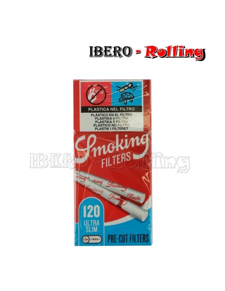 FILTROS SMOKING CLASSIC ULTRA SLIM 120 - CAJA 20 UNI