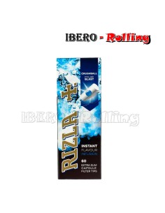 FILTROS RIZLA CRUSHBALL MENTHOL 60 5,7MM - CAJA 24 UNI