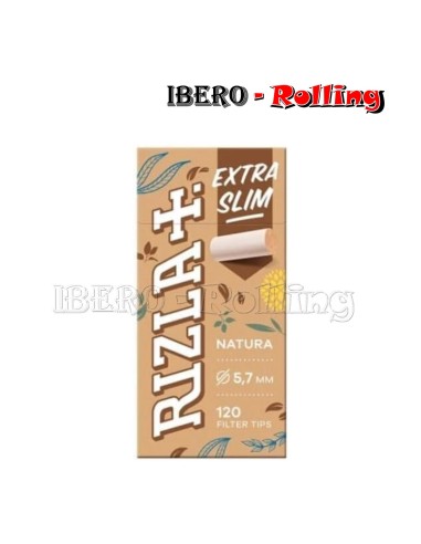 FILTROS RIZLA NATURA 5.7MM 120 - CAJA 20 UNI