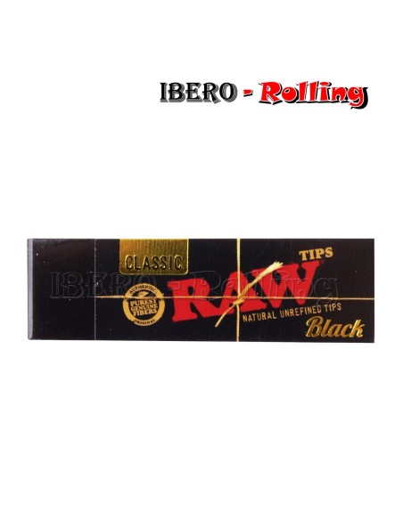 FILTROS RAW NEGRO TIPS 50 FILTROS - CAJA 50 UNI