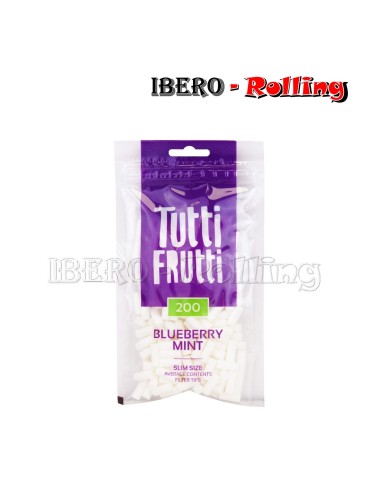 FILTROS TUTTI FRUTTI 6MM BLUEBERRY 200 - CAJA 20 UNI