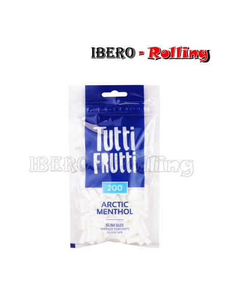 FILTROS TUTTI FRUTTI 6MM MENTHOL 200 - CAJA 20 UNI