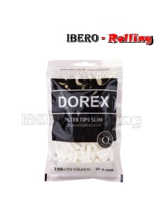 FILTROS DOREX SLIM 200 FILTROS - CAJA 20 UNI