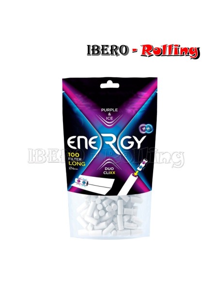 FILTROS ENERGY 2CLIX PURPLE 100 - CAJA 10 UNI