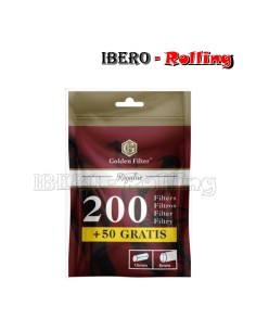 FILTROS GOLDEN FILTER 8MM BOLSA 250 - CAJA 18 UNI