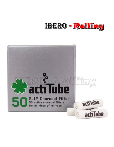 FILTROS ACTITUBE SLIM 7MM 50 FILTROS - CAJA 10 UNI