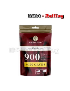 FILTROS GOLDEN FILTER 8MM BOLSA 1000 - CAJA 10 UNI