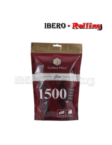 FILTROS GOLDEN FILTER 6MM BOLSA 1500 - CAJA 10 UNI