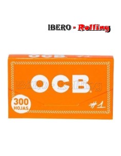 PAPEL OCB NARANJA 300 70MM - CAJA 40 UNI