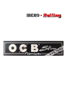 PAPEL OCB NEGRO LARGO 32 110MM + TIPS - CAJA 32 UNI