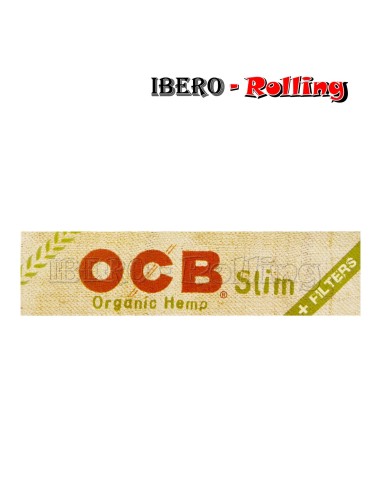 PAPEL OCB CAÑAMO LARGO 32 110MM + TIPS - CAJA 32 UNI