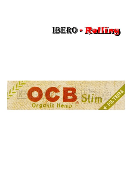 PAPEL OCB CAÑAMO LARGO 32 110MM + TIPS - CAJA 32 UNI