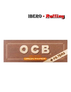 PAPEL OCB MARRON 50 78MM + TIPS - CAJA 24 UNI
