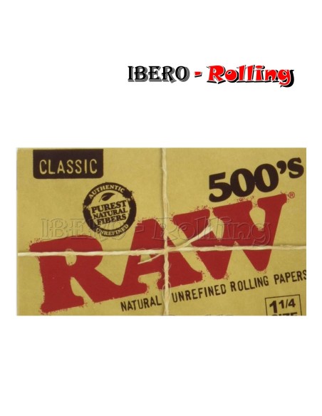PAPEL RAW 500 78MM - CAJA 20 UNI