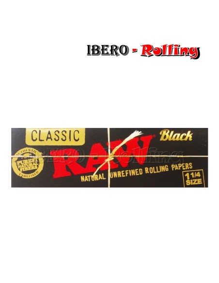 PAPEL RAW BLACK 50 78MM - CAJA 24 UNI