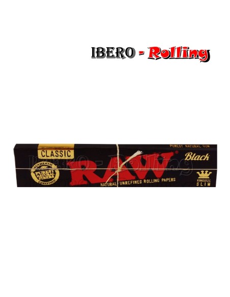 PAPEL RAW BLACK LARGO 32 110MM - CAJA 50 UNI