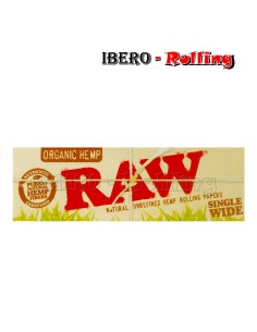 PAPEL RAW ORGANICO 70MM - CAJA 50 UNI
