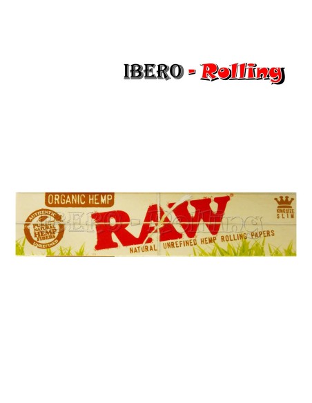 PAPEL RAW ORGANICO LARGO 110MM - CAJA 50 UNI