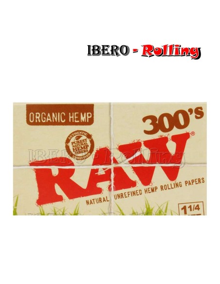 PAPEL RAW ORGANICO 300 78MM - CAJA 40 UNI