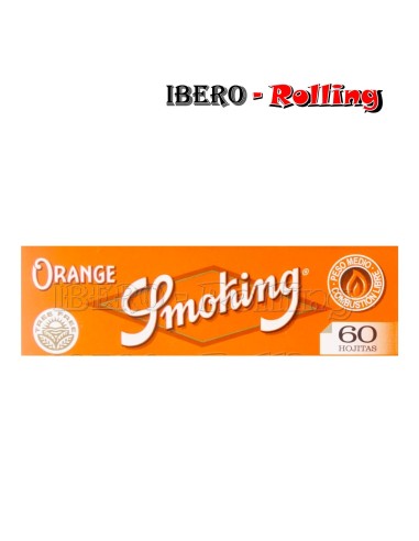 PAPEL SMOKING NARANJA 60 70MM - CAJA 50 UNI