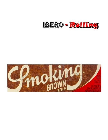 PAPEL SMOKING MARRÓN 60 70MM - CAJA 50 UNI