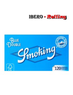 PAPEL SMOKING AZUL DOBLE 70MM 120 - CAJA 25 UNI
