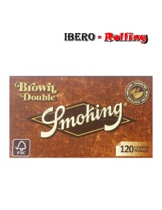 PAPEL SMOKING MARRON DOBLE 100 70MM - CAJA 25 UNI