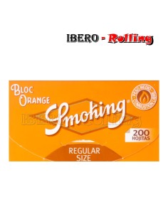 PAPEL SMOKING NARANJA 200 70MM - CAJA 20 UNI
