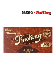 PAPEL SMOKING MARRÓN 200 70MM - CAJA 20 UNI