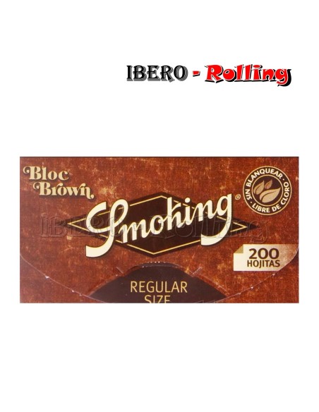 PAPEL SMOKING MARRÓN 200 70MM - CAJA 20 UNI