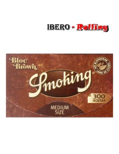 PAPEL SMOKING MARRÓN 300 78MM - CAJA 40 UNI
