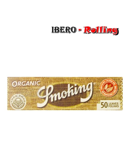 PAPEL SMOKING ORGÁNICO 50 78MM - CAJA 25 UNI