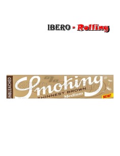 PAPEL SMOKING THINNEST MARRON 50 78MM - CAJA 25 UNI