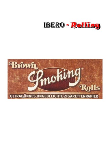 PAPEL SMOKING MARRÓN ROLLO 44MM - CAJA 24 UNI