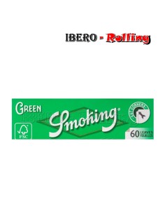PAPEL SMOKING VERDE 60 70MM - CAJA 50 UNI
