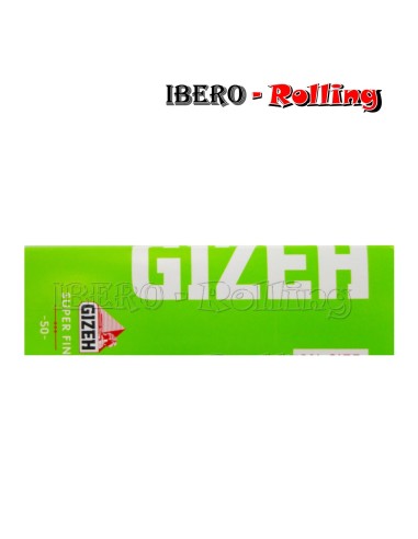 PAPEL GIZEH VERDE MEDIUM 78MM - CAJA 25 UNI