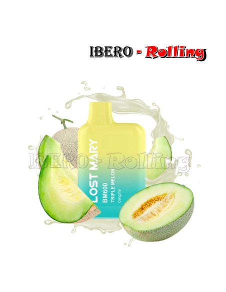 C.DESECHABLE LOST MARY TRIPLE MELON 0MG - CAJA 10 UNI