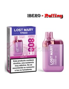 C.DESECHABLE LOST MARY 800 CHERRY 20MG - CAJA 10 UNI