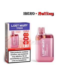 C.DESECHABLE LOST MARY 800 STRAWBERRY ICE 20MG - CAJA 10 UNI