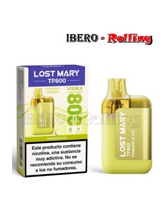 C.DESECHABLE LOST MARY 800 PINNEAPPLE ICE 20MG - CAJA 10 UNI