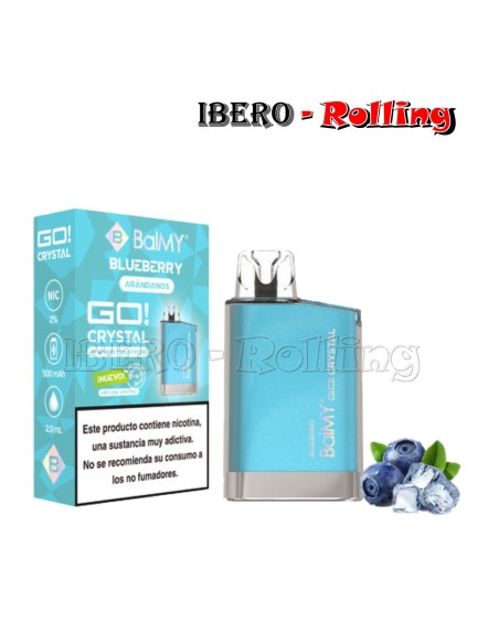 C.DESECHABLE BALMY GO BLUEBERRY 20MG - CAJA 10 UNI