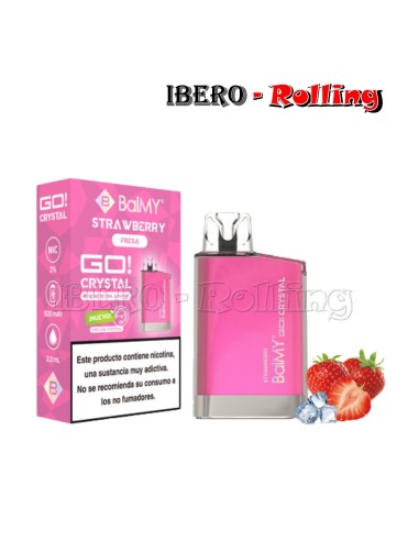C.DESECHABLE BALMY GO STRAWBERRY 20MG - CAJA 10 UNI
