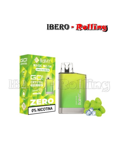 C.DESECHABLE BALMY GO CHICLE MELON 0MG - CAJA 10 UNI