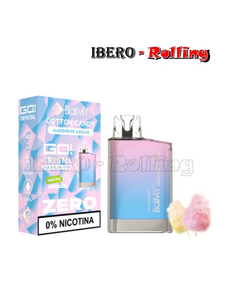 C.DESECHABLE BALMY GO COTTON CANDY 0MG - CAJA 10 UNI