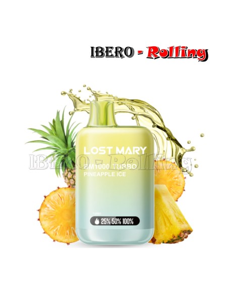 C.DESECHABLE LOST MARY 1000 PINNEAPPLE ICE 20MG - CAJA 10 UNI