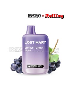 C.DESECHABLE LOST MARY 1000 GRAPE 20MG - CAJA 10 UNI