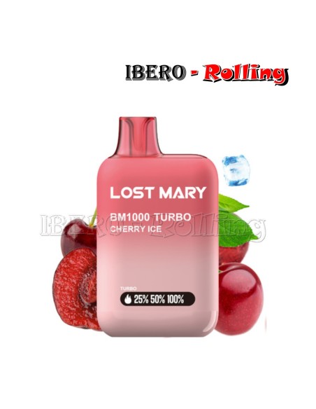 C.DESECHABLE LOST MARY 1000 CHERRY 20MG - CAJA 10 UNI