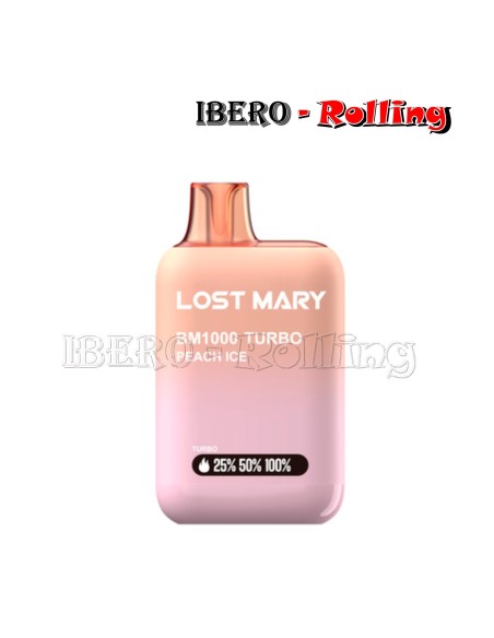 C.DESECHABLE LOST MARY 1000 PEACH 20MG - CAJA 10 UNI