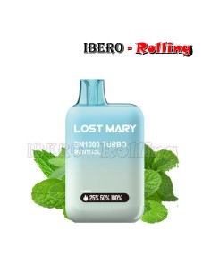 C.DESECHABLE LOST MARY 1000 MENTOL 20MG - CAJA 10 UNI
